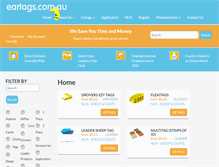 Tablet Screenshot of eartags.com.au